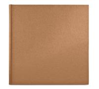 Large Format Album "Wrinkled", 30 x 30 cm, 80 White Pages, Brown