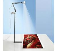 Large Format Digital Art Projector: Adjustable Size & Angle Smart Projector w/Phone/Tablet/USB Connectivity - Wall & Canvas Projection Tool for Artists