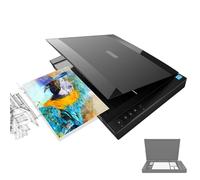 Large Format Flatbed Scanner, 2400 DPI Resolution, LED Light Source, Scan to PDF/Email/Print, Ideal for Document and Photo Book Digitization