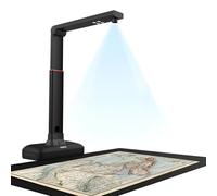 Large Format Overhead Book Scanner 23MP with Auto Page Flattening, OCR Text Recognition, Adjustable Height, Continuous Scanning for Archives & Libraries