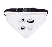 Large 'Four Types of Sushi' Dog/Cat/Pet Bandana (PD00058784)