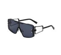 Large-Frame Sunglasses Suitable For Women, Polarised Double Bridge Outdoor Punk Uv400(C1)