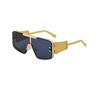 Large-Frame Sunglasses Suitable For Women, Polarised Double Bridge Outdoor Punk Uv400(C2)