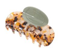 Large French Style Plastic Hair Claw Clip for Women, Tortoise Pattern | Lightweight Secure Hold, Rectangle Shape, Comfortable Everyday Look, Minimalist Outfits, Salon Styling Accessory
