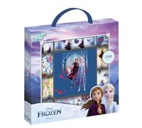 Large Frozen II Sticker Box with Over 1100 Stickers on 12 Rolls with Anna & Elsa Motifs - Ideal for Scrapbooking and Crafts