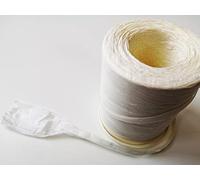 Large Full 200m Roll of Paper Raffia Ribbon 8mm Wide (Ivory)