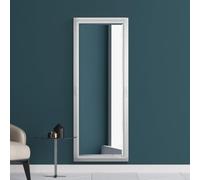 Large Full Length Leaner Classic Ornate Styled White Mirror 6ft x 2ft4 (180 x 70cm)