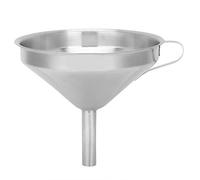 Large Funnels Plastic Wide Mouth Stainless Steel Funnel 20cm 17×15×13 Stainless Steel Kitchen Wide Mouth Oil Funnel with Strainer Filter for Transferring Liquid