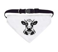 Large 'Funny Dairy Cow' Dog/Cat/Pet Bandana (PD00065078)