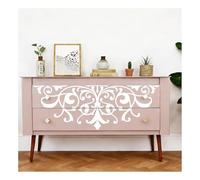 Large Furniture Stencil for Painting Wood Baroque Pattern Big Size Template Reusable Trellis Design for Table Top, Cabinet Dresser Makeover, Walls, DIY Home Decor 30cmX42cm