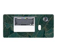 Large Game Mousepad - Non-Slip Desk Mat Rubber Large Desk Mousepad,Extended Desk Pad Abstract Waterproof Keyboard Pad for Home & Desk