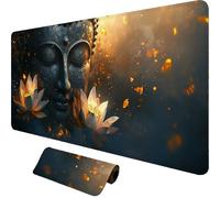 Large Gaming Mouse Pad 1000 x 500 x 3MM,Orchid Mouse Mat with Anti-Slip Rubber Base, Waterproof Desk Mat Zen Pattern with Stitched Edge, Gaming Accessories for Lmprove Accuracy and Speed,Gifts,o-1858