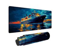 Large Gaming Mouse Pad 1000x500 mm, Mouse Mat with Stitched Edges Rubber Base, Desk Mat with Waterproof Smooth Surface for Improved Precision and Speed, Mousepad for Gaming, Gifts (Blue) 2025 W-57