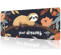 Large Gaming Mouse Pad 1000x500mm, Sloths Mouse Mat with Stitched Edge, Waterproof Non-Slip Rubber Base Mousepad, Improved Precision Control and Speed, Desk Mat Large for Office & Home (Animal) M1-173