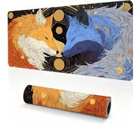 Large Gaming Mouse Pad 1200x600x4mm Extended Desk Mat fox Cartoon 0x0-261