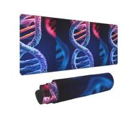 Large Gaming Mouse Pad 12x31.5in, Extended XXL Mouse Mat with Stitched Edges Non-Slip Long Desk Pad DNA Genetic Helix Desk Mat for Keyboard Home Office Gaming Work