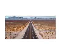 Large Gaming Mouse Pad 16x35.5in, Non-Slip Extended XXL Mouse Mat Long Desk Pad with Stitched Edges for Keyboard Home Office Gaming Work Freeway Highway Road in The Desert Big Desk Pad