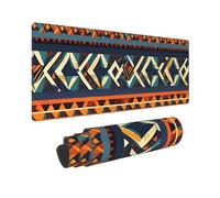 Large Gaming Mouse Pad African National Patterns Desk Mat Protector for Desktop Mousepad Waterproof Writing Pads with Anti-Slip Rubber Base Keyboard Pad for Gamer Office Home 31.5" x 12"
