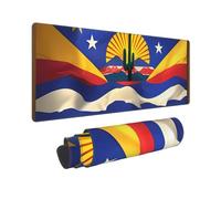 Large Gaming Mouse Pad Arizona Flag-Standard Desk Mat Protector for Desktop Mousepad Waterproof Writing Pads with Anti-Slip Rubber Base Keyboard Pad for Gamer Office Home 31.5" x 12"