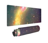 Large Gaming Mouse Pad Beautiful Galaxy Desk Mat Protector for Desktop Mousepad Waterproof Writing Pads with Anti-Slip Rubber Base Keyboard Pad for Gamer Office Home 31.5" x 12"