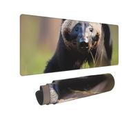 Large Gaming Mouse Pad Bee Flying 5 Desk Mat Protector for Desktop Mousepad Waterproof Writing Pads with Anti-Slip Rubber Base Keyboard Pad for Gamer Office Home 31.5" x 12"