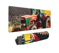 Large Gaming Mouse Pad Company Farm Tractors Desk Mat Protector for Desktop Mousepad Waterproof Writing Pads with Anti-Slip Rubber Base Keyboard Pad for Gamer Office Home 31.5" x 12"