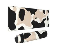 Large Gaming Mouse Pad Cow spot Desk Mat Protector for Desktop Mousepad Waterproof Writing Pads with Anti-Slip Rubber Base Keyboard Pad for Gamer Office Home 31.5" x 12"