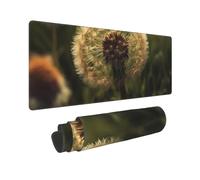 Large Gaming Mouse Pad Dandelions Grow on the Ground Desk Mat Protector for Desktop Mousepad Waterproof Writing Pads with Anti-Slip Rubber Base Keyboard Pad for Gamer Office Home 31.5" x 12"