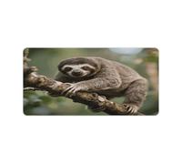 Large Gaming Mouse Pad Desk Mat for Desktop Slow Loris Extended Mousepad with Stitched Edges Aesthetic Cute Desk Pad Protector for Computer Keyboard, Laptop, Office, Home