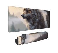 Large Gaming Mouse Pad Fantasy Animal Desk Mat Protector for Desktop Mousepad Waterproof Writing Pads with Anti-Slip Rubber Base Keyboard Pad for Gamer Office Home 31.5" x 12"