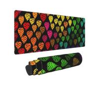 Large Gaming Mouse Pad Gay Pride Rainbow Desk Mat Protector for Desktop Mousepad Waterproof Writing Pads with Anti-Slip Rubber Base Keyboard Pad for Gamer Office Home 31.5" x 12"
