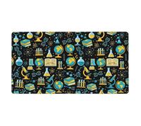 Large Gaming Mouse Pad, Large Extended Computer Keyboard Mouse Mat Compatible with Math Physical Chemical Biology Science, Non Slip Mousepad Rubber Base for Work, Office & Home, 16x29.5 in