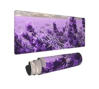 Large Gaming Mouse Pad Lavender Desk Mat Protector for Desktop Mousepad Waterproof Writing Pads with Anti-Slip Rubber Base Keyboard Pad for Gamer Office Home 31.5" x 12"