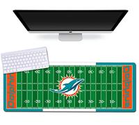 Large Gaming Mouse Pad, Mousepad with Non-Slip Rubber Base for Laptop Computer Desktop Keyboard,Football Fans Boy Husband Gift Little Green Design Mat