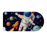 Large Gaming Mouse Pad Rubber Table Mat 29.1x13.8in, Cartoon Planet and Astronauts XXL XL Keyboard Pad with Non-Slip Base, Extended Mouse Mat for Gamer, Laptop, Computer, Desktop, Color851