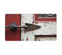 Large Gaming Mouse Pad, Rustic Bronze Arrow Decor Print Desk Keyboard Pad, Non-Slip Desk Mat for Desktop Keyboard and Mouse, Mousepad for Office Home Accessories 16x29.5