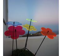 Large Garden Décor Ornaments Set of 5 'Blossoms'