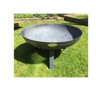 Large Garden Fire Pit Outdoor Patio Camping Cast Iron Bowl Log Burner Heater