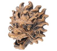 Large Garden Fountain Faucet Dragon Head Resin Coffee Wall Decor