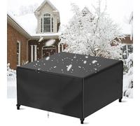 Large Garden Furniture Covers Waterproof 300x180x105cm/Lx W x H Patio Furniture Covers,Garden Sofa Cover Waterproof,Rattan Sofa Cover Protects Against Snow, All-Weather Protector with Drawstring