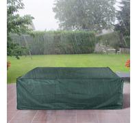 Outsunny Large Garden Set Square Cover Outdoor Furniture Waterproof Resist Fade, Green