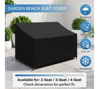 Large Garden Stackable Chair Cover Waterproof Outdoor Heavy Duty Stacking Seat 65X65X120-80Cm