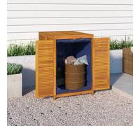 vidaXL Garden Storage Box 70x87x104 cm Solid Wood Acacia, Brown
