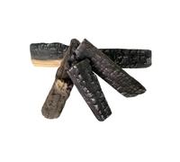 Large Gas Fireplace Logs Set of Ceramic Wood Logs. Use in Indoor, Gas Inserts, Vented, Electric, or Outdoor Fireplaces & Fire Pits. Realistic Clean Burning Accessories (4pcs)