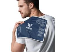 Large Gel Ice Pack | Flexible Hot or Cold Pack | Reusable Cold Packs for Injuries, Knee, Back, and Shoulder Pain Relief, Inflammation, Post-Op and More by Medcosa