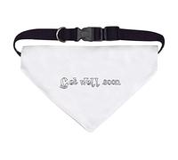 Large 'Get Well Soon' Dog/Cat/Pet Bandana (PD00006000)