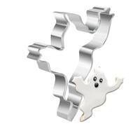 Large Ghost Cookie Cutter for Halloween, Stainless Steel Metal Baking Decorations, Holiday Cookie Mold