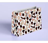Large Gift Bag with rude joke Pattern, 33 x 26.7 x 13.7 cm, White Background hen party birthday funny gift