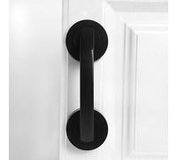 Large Glass Door and Window Handles, Bathroom Sliding Doors, cabinets, wardrobes, Suction Cups, Non-Marking Handles, Non-Porous Absorption Handles, Shower Grab Bars (Black)