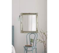 Large Glass Silver Ornate Antique Design Wall Mirror 30 X 26", 76cm X 66cm